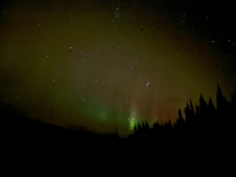 Spectacular aurora display